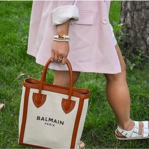 BALMAIN CANVAS BAG BARELY USED